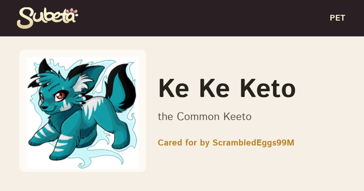 Pet Info - Subeta