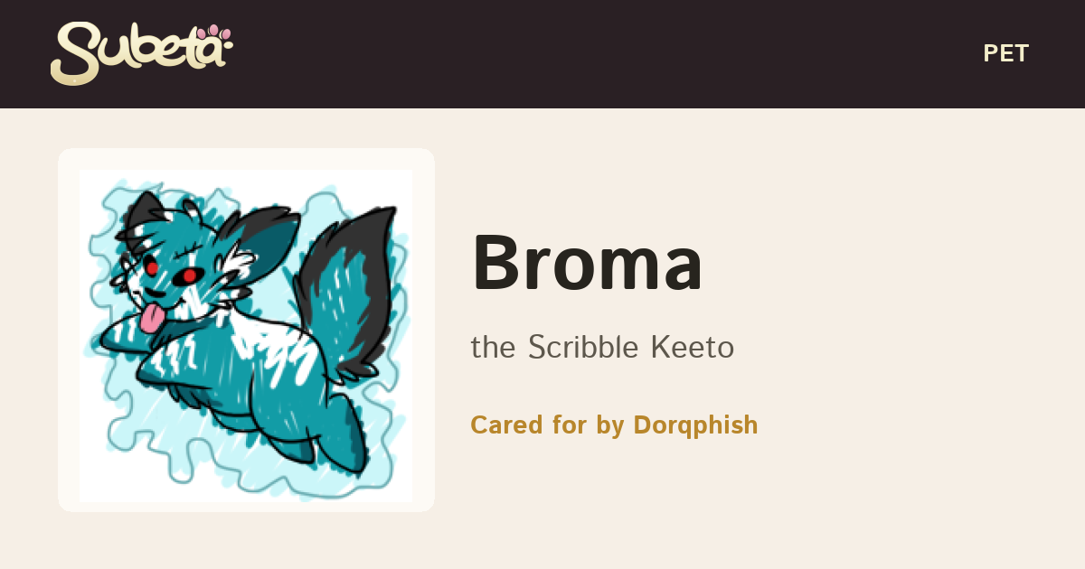 Pet Info - Subeta