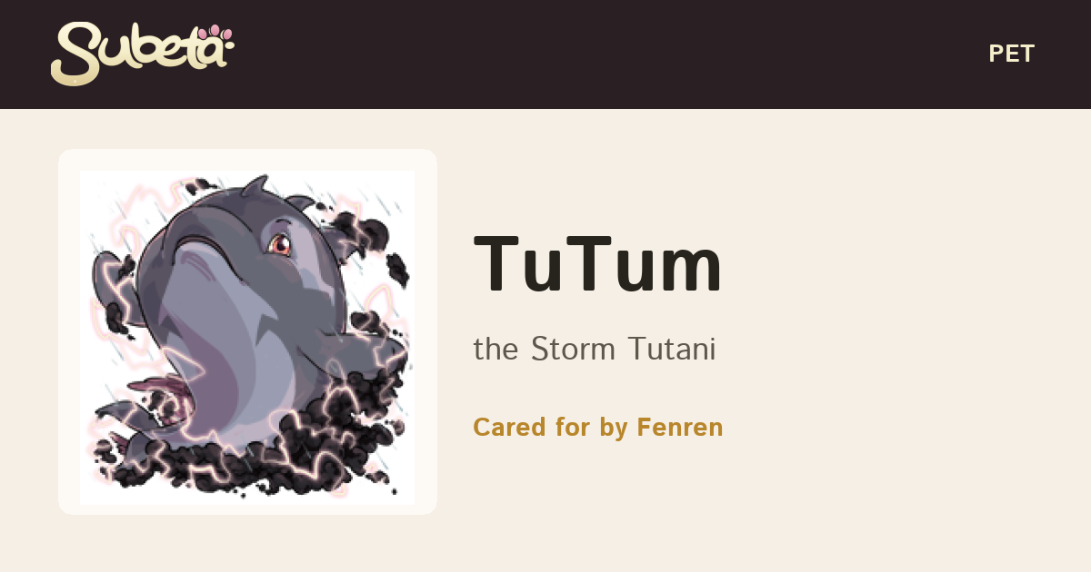 Pet Info - Subeta
