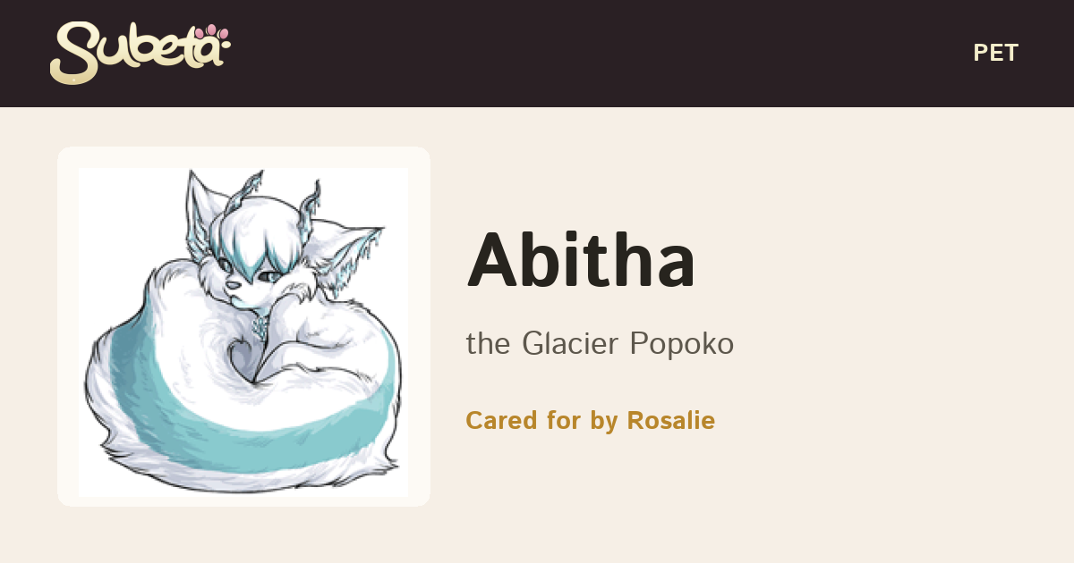 Pet Info - Subeta