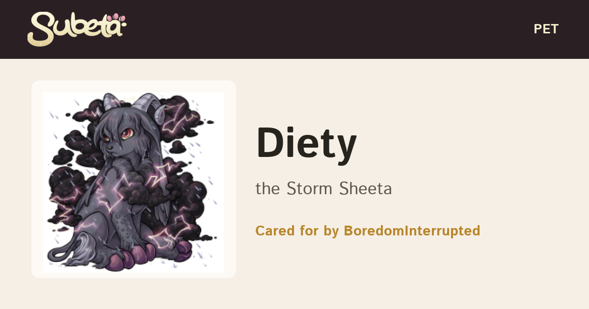 Pet Info - Subeta